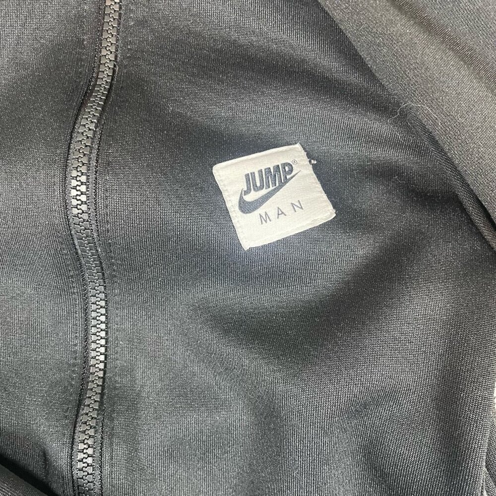 Nike Air Jordan Jumpman Track Suit Jacket Boys M Black White Basketball Sports - Picture 2 of 9